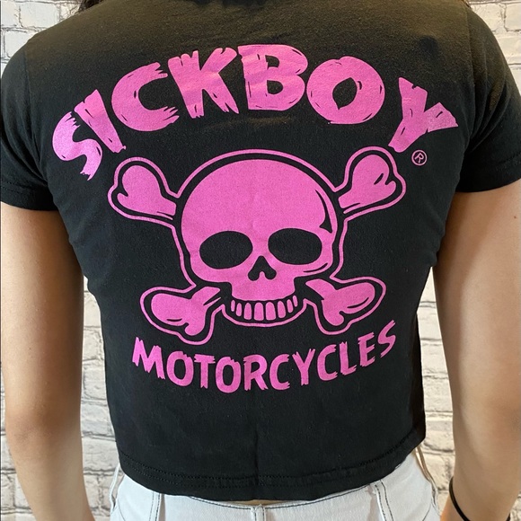 Sick boy motorcycle baby tee - Picture 2 of 4